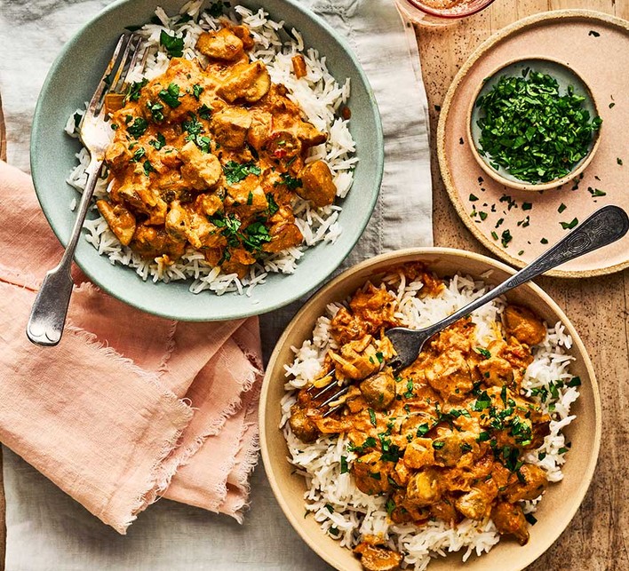 Simple mushroom curry