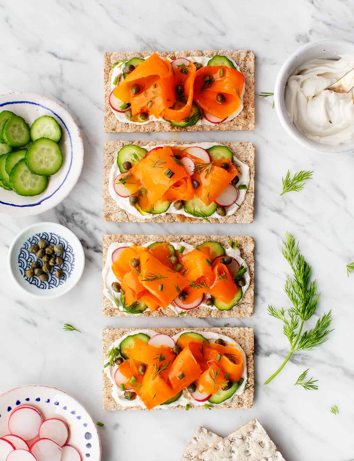 Carrot Smørrebrød Crisps
