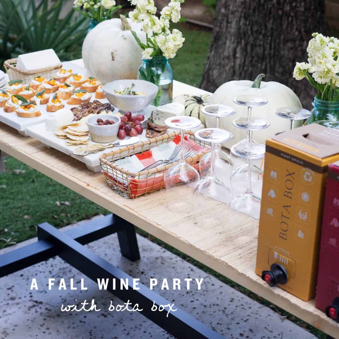 A Fall Wine Party (& a video!)