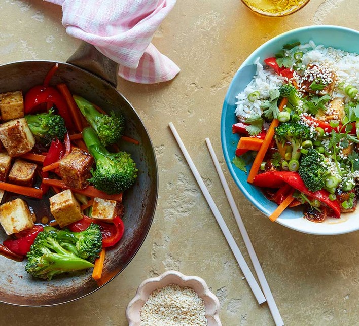 Tofu stir-fry