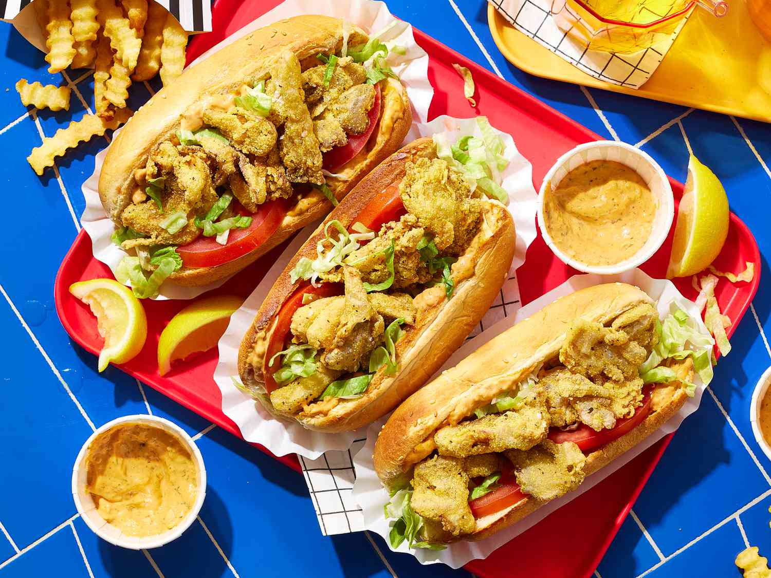 Oyster Mushroom Po’Boys