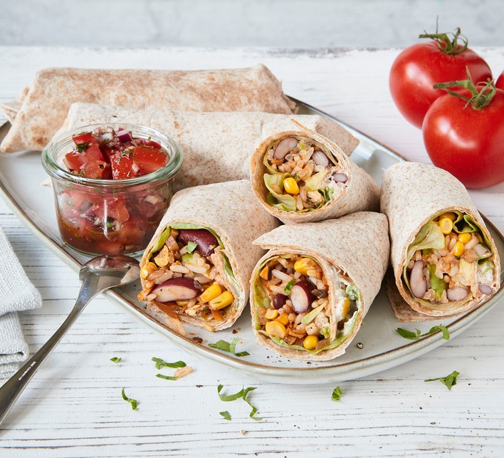 Veggie burritos