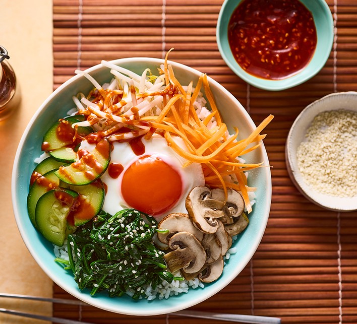 Korean bibimbap