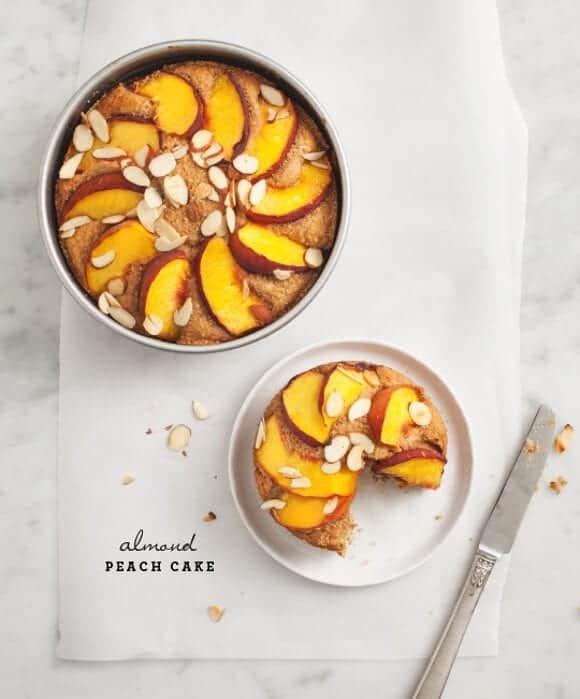 Almond Peach Cake