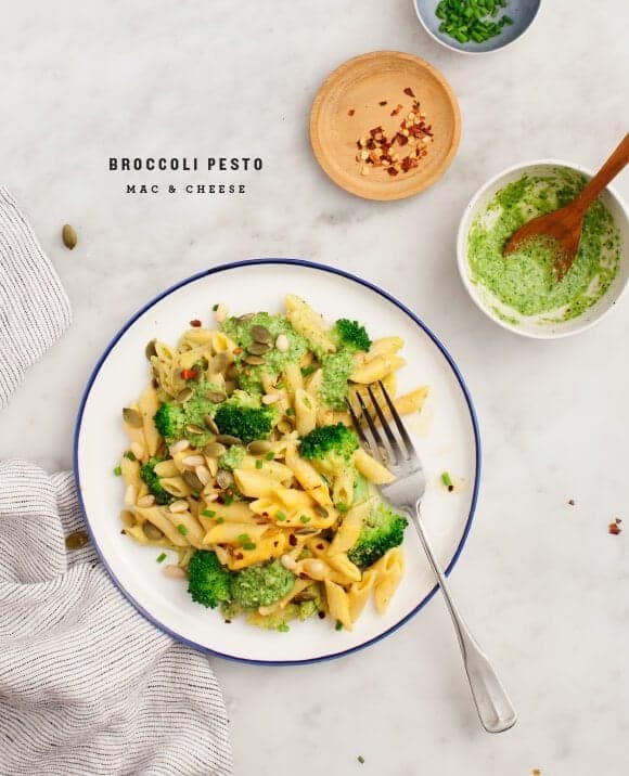 Broccoli Pesto Mac & Cheese