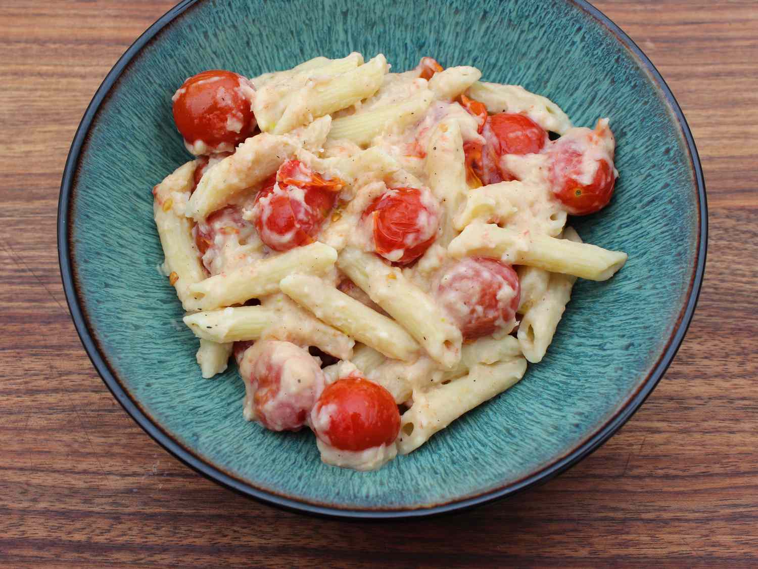 White Bean and Tomato Pasta