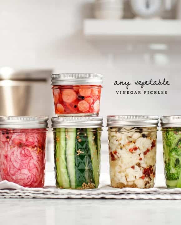 Any Vegetable Vinegar Pickles