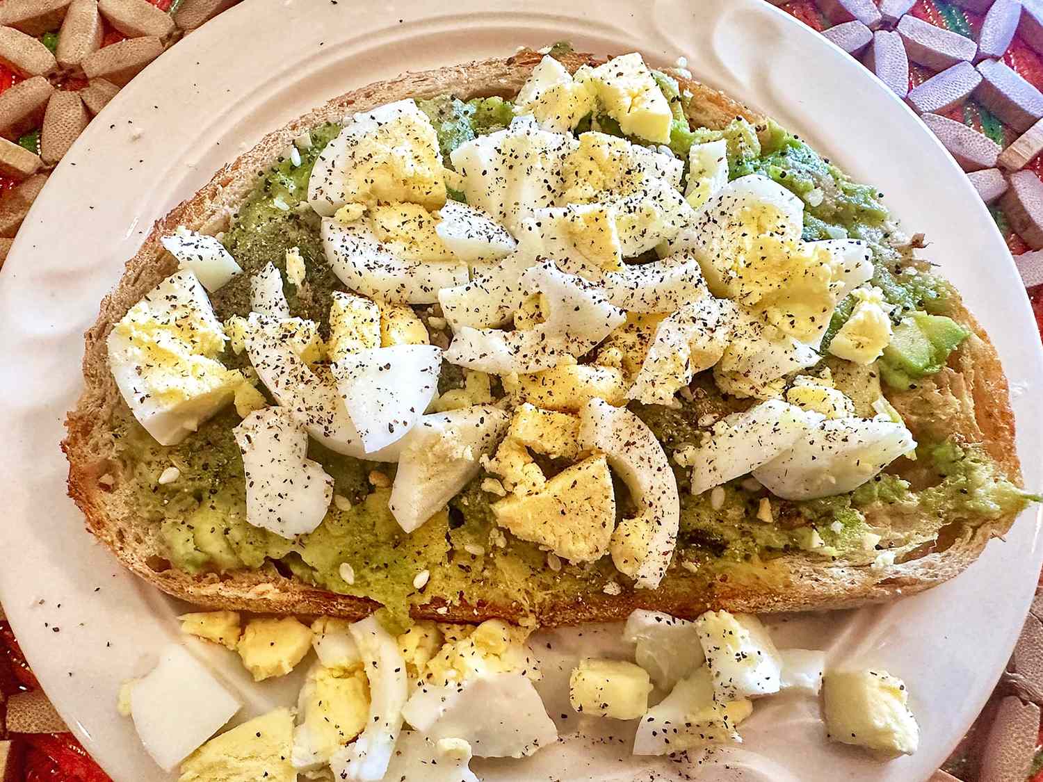 4-Ingredient Egg Avocado Toast