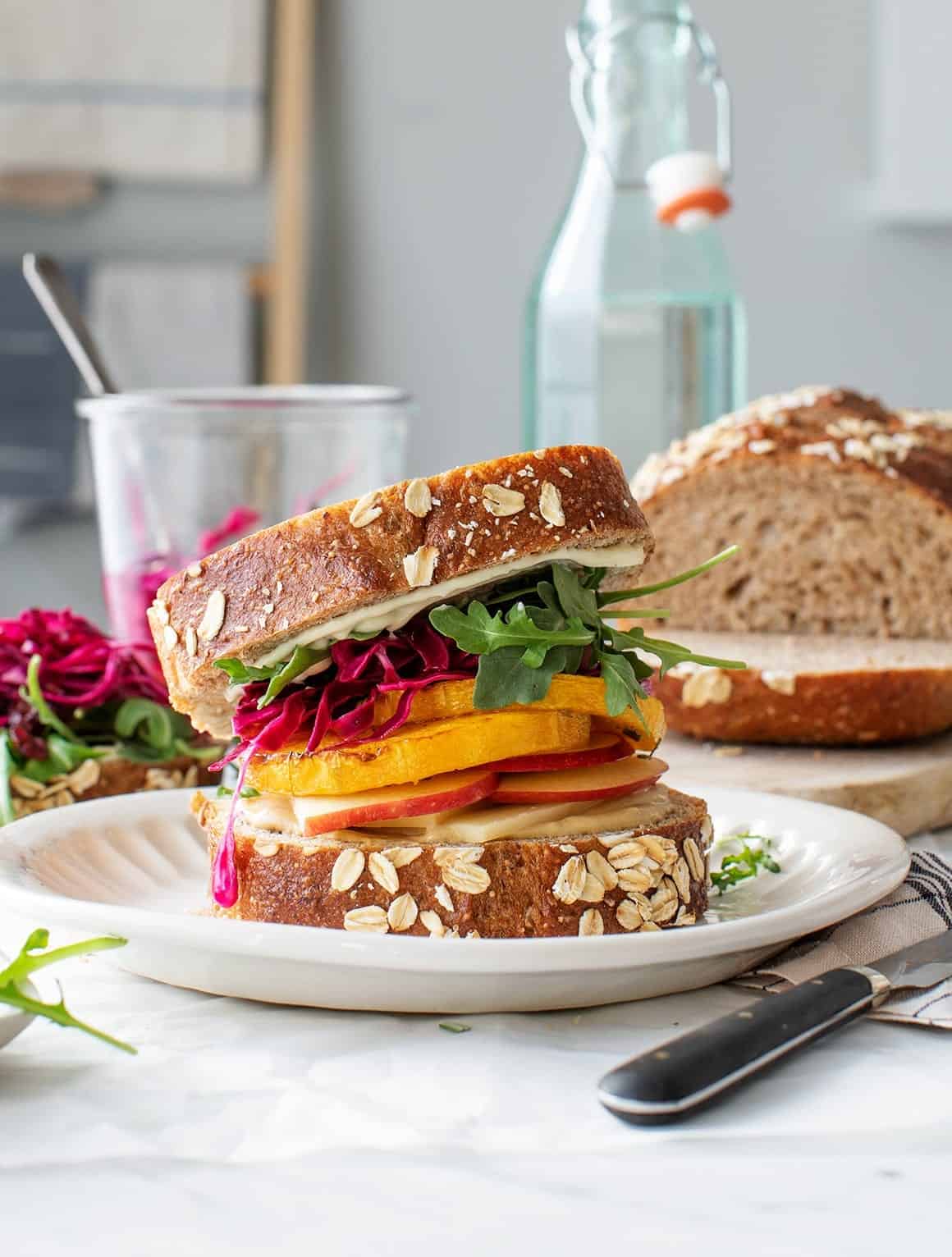 Butternut Apple Cranberry Sandwich