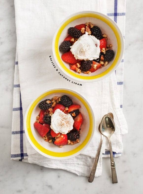 Berries & Coconut Cream