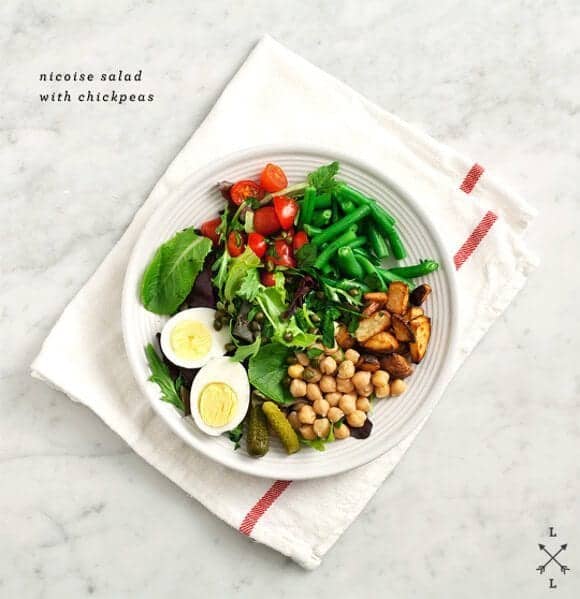 Chickpea Nicoise Salad