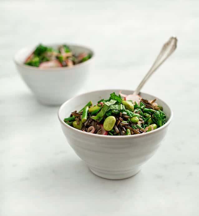 Black Rice & Spring Vegetable Pilaf