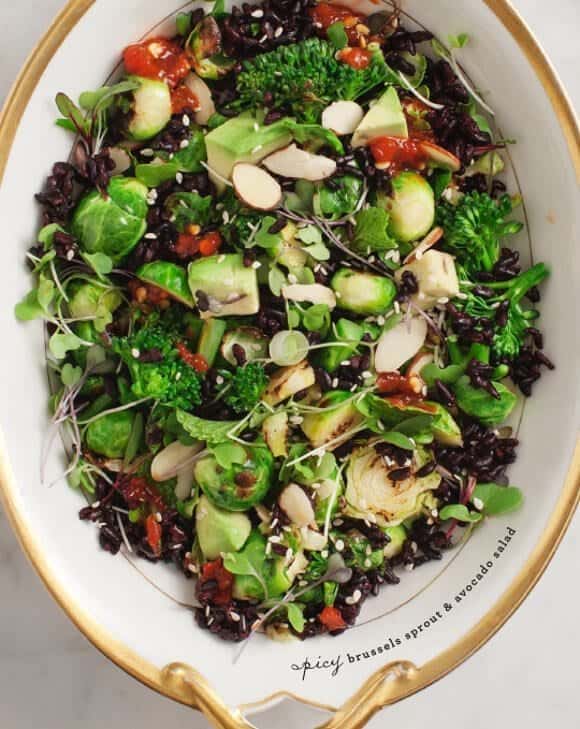 Brussels Sprout, Broccoli & Avocado Rice