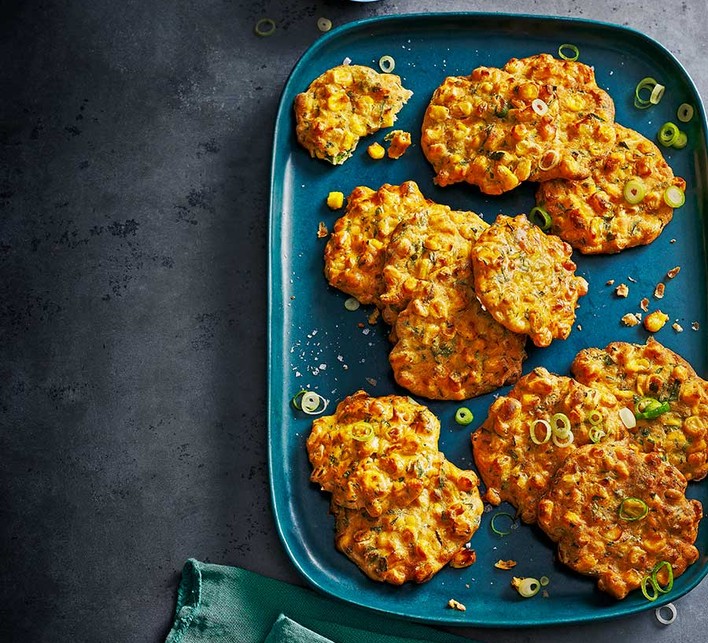 Air fryer sweetcorn fritters